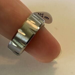 COPY - Silver Textured Band Ring
